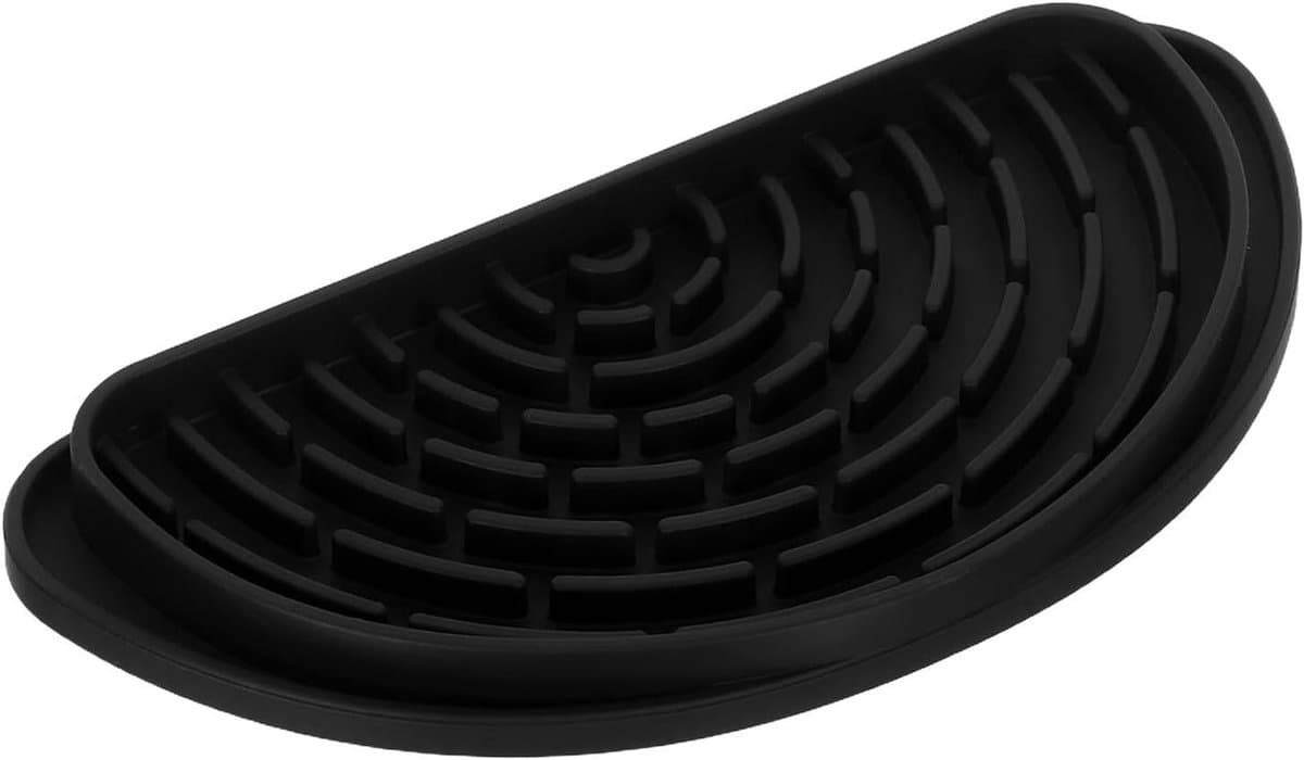 Koelkast Lekbak - Waterdispenser Mat - Voorkomt Vlekken - Snijbaar Antislip - 21 Centimeter - Zwart — afbeelding 1