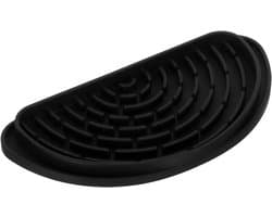 Koelkast Lekbak - Waterdispenser Mat - Voorkomt Vlekken - Snijbaar Antislip - 21 Centimeter - Zwart