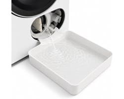 Lekbak Wasmachine - Afvoerbak voor wasmachine - 3D-geprinte waterdichte bak - Wasmachine Wateropvangbak - Opvangbak tegen lekkage - universele opvangbak voor filterreiniging - 17.8x17.8x5cm