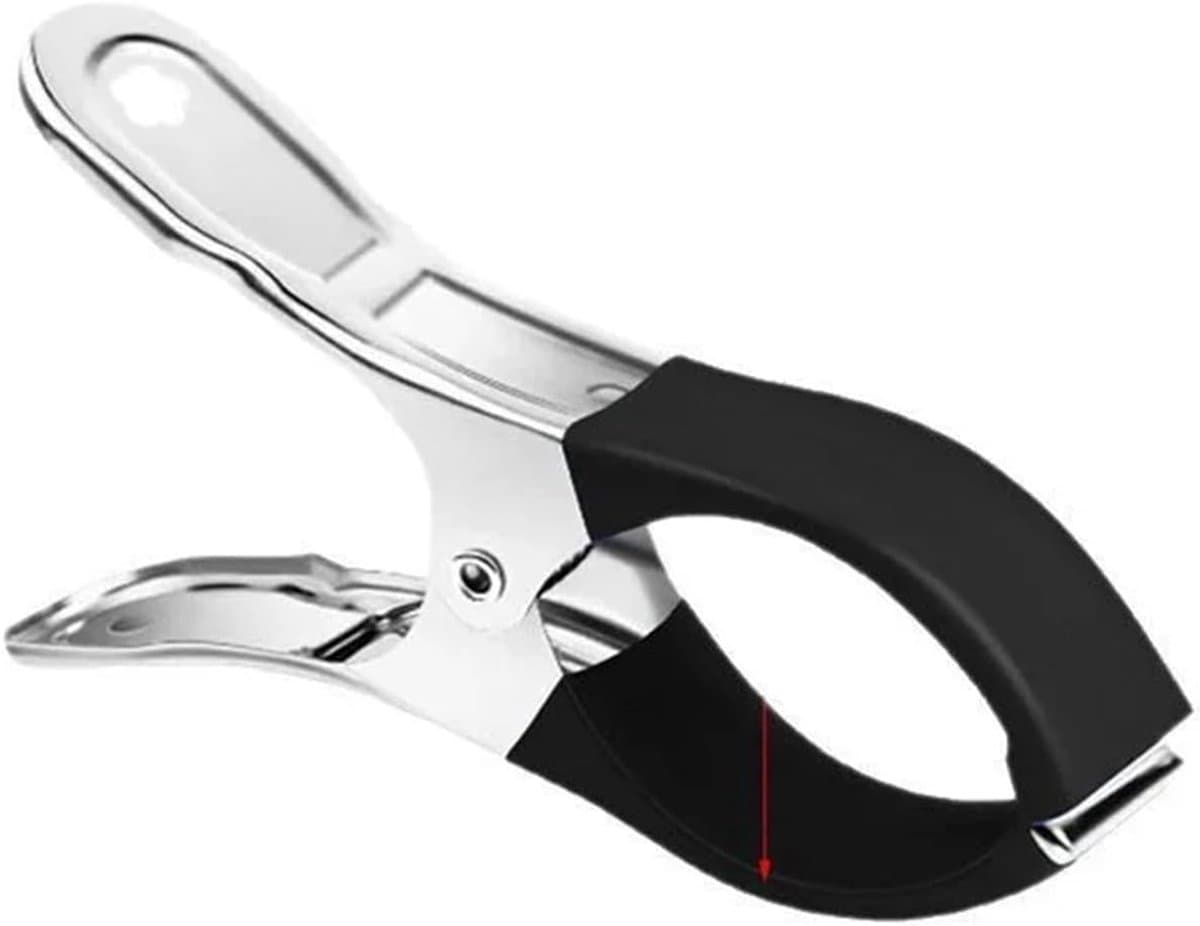 Wasknijpers - Kledingclips - Was ophangen - Roestvrij staal - 8 stuks - Zwart — afbeelding 1