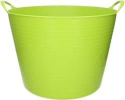 Flexibele kuip - 40 liter - felgroen - kunststof - D45 cm - emmer - wasmand