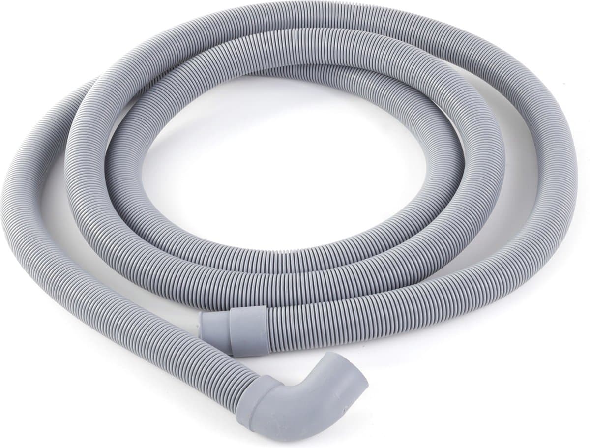 Afvoerslang wasmachine droger 19mm - 22mm, 2,5m, PVC — afbeelding 1