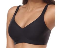 Zachte naadloze beha voor dames zonder beugel V-hals - ultracomfortabele zachte bralette - beha voor dagelijks gebruik - T-shirts beha