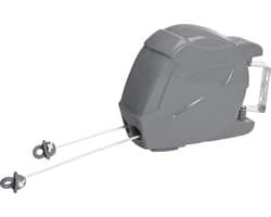 Drooglijn | Argos Home Set van 2 x15 m intrekbare waslijnen | wasdraad 30M