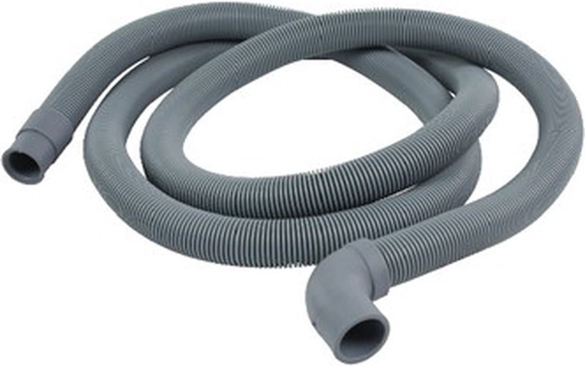Nedis Afvoerslang - 22 mm - 19 mm - 0.5 Bar - 1.50 m - Toepassing: Schotel / Wasmachine - Grijs — afbeelding 1