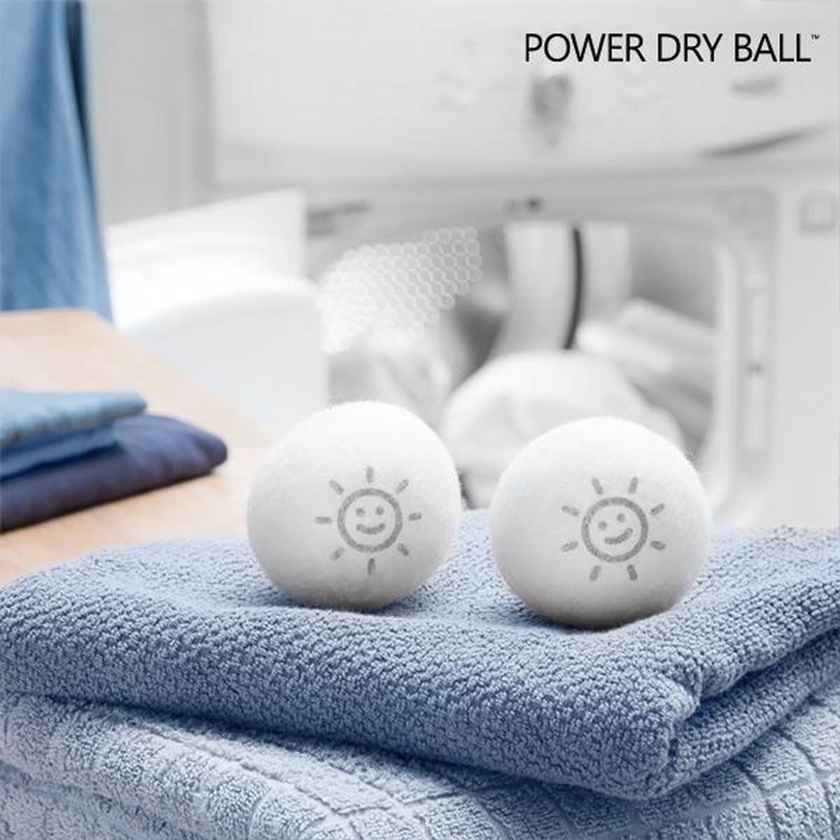 Power Dry Ball Wollen Ballen voor de Droger (pak van 2) — afbeelding 1