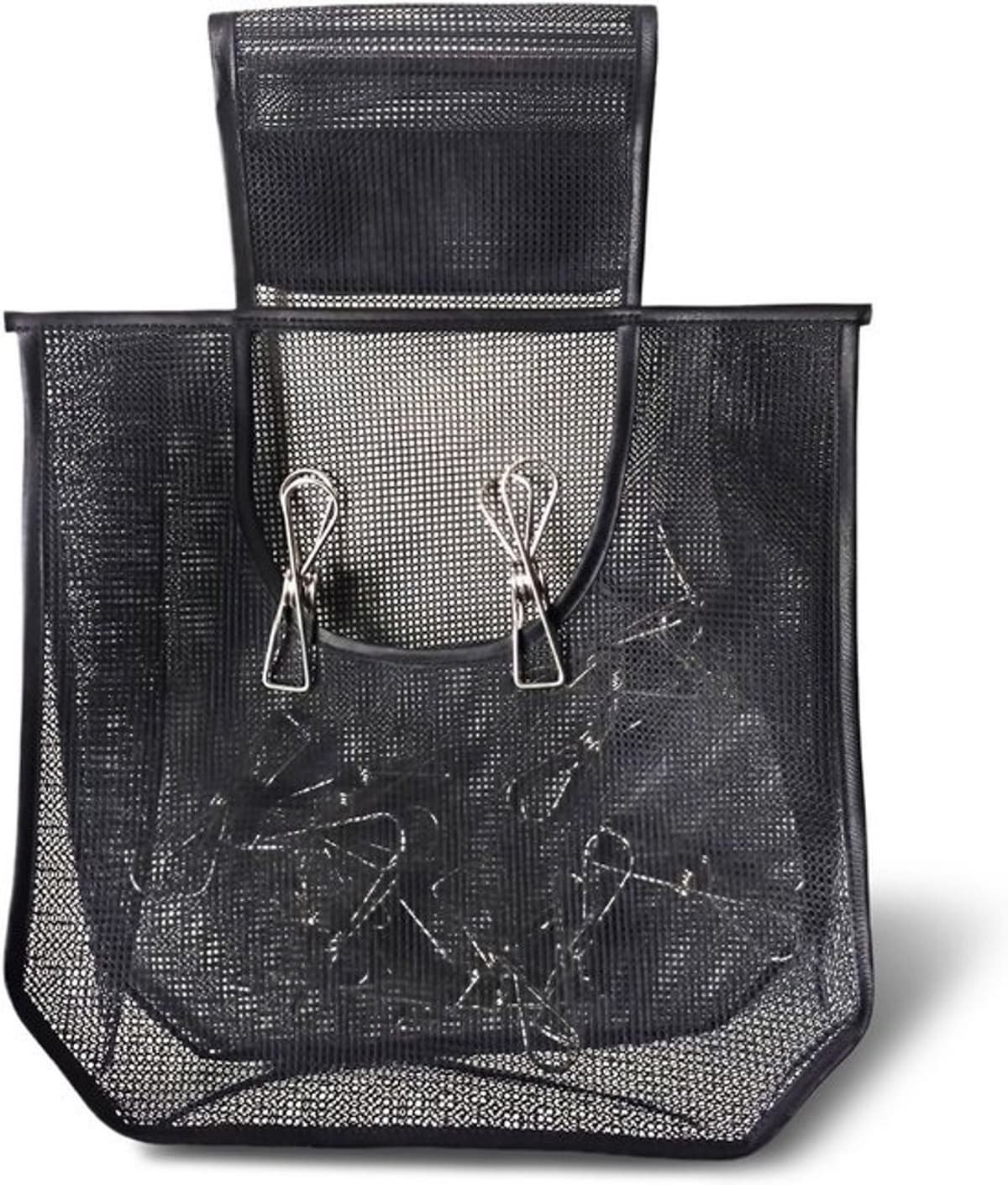 Ophangbare wasknijperzak - Met klittenbandsluiting - Handige waszak - Voor binnen en buiten — afbeelding 1
