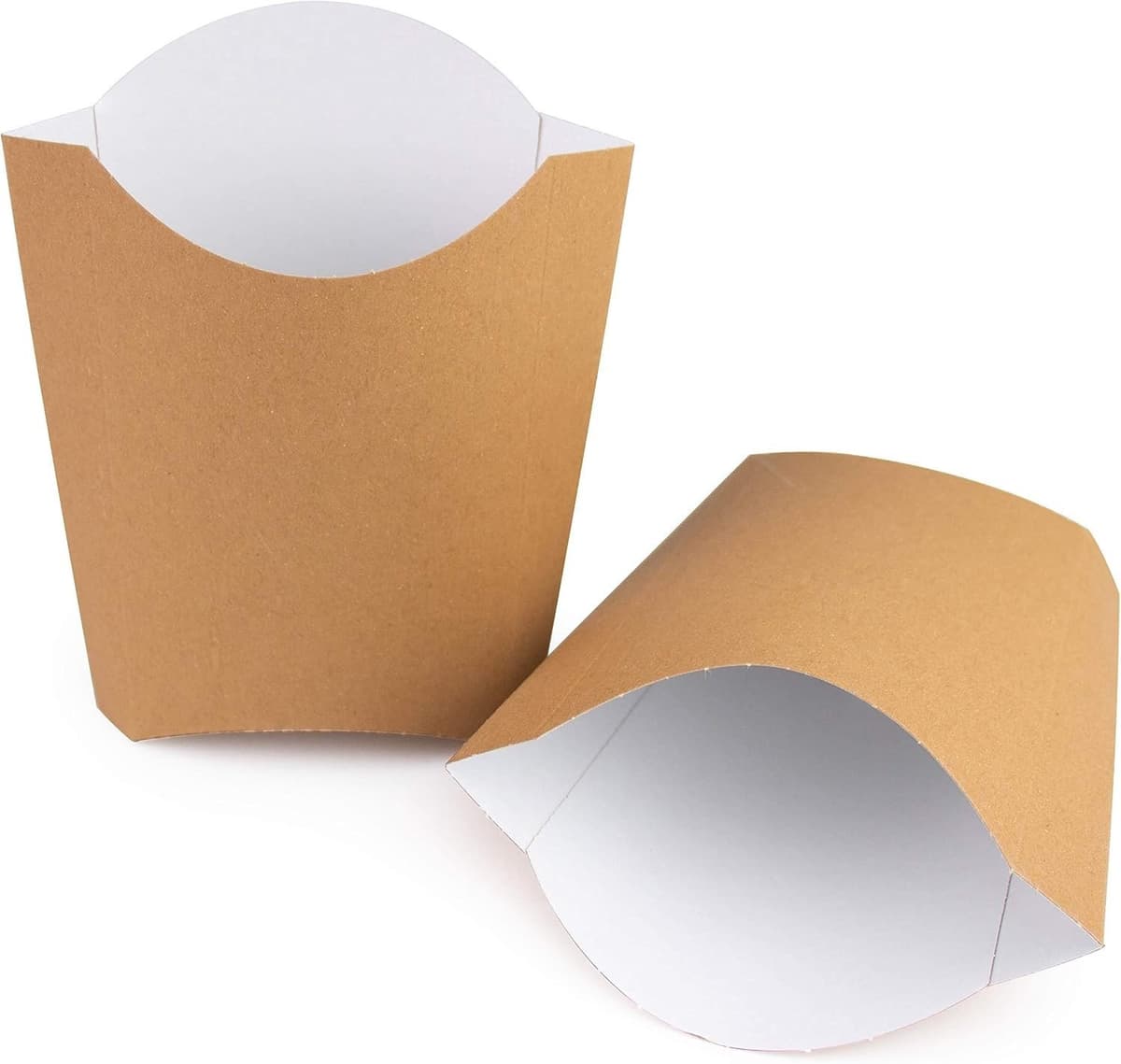 Frietzakjes - Bruin - 165 g - Gerecycled Karton - Voor Afhaalverkoop — afbeelding 1