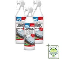 3 x HG - Hygiënische Matras Opfrisser - Werkt Na 30 Minuten - Neutraliseert Nare Geurtjes - 500 ml - Grootverpakking - Matrasopfrisser - Hygiëne - Geur Verwijderen - Matras Reinigen - Enzymen