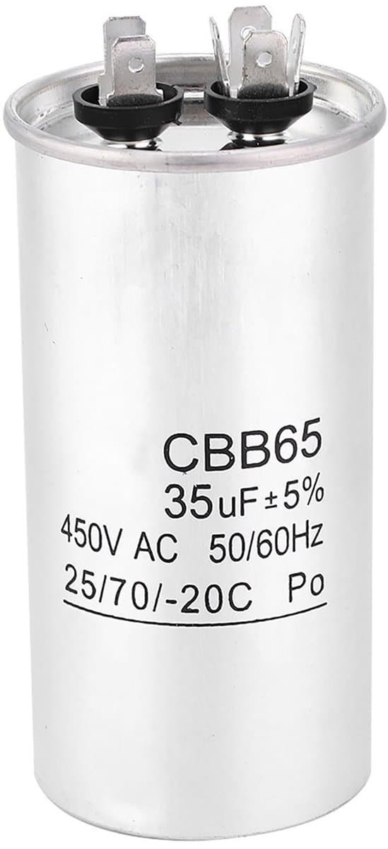 Dailygoods - CBB65A - Condensator - Hoogwaardige startcondensator - 450V 35uF - Waterdicht en duurzaam - Ideaal voor airconditioning en warmtepompen -... — afbeelding 1