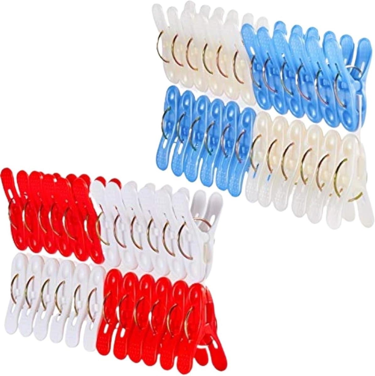 Gekleurde Wasknijpers - Plastic Klemmen - Was Ophangen - Winddicht Ontwerp - 240 Stuks - Gemengde Kleuren — afbeelding 1