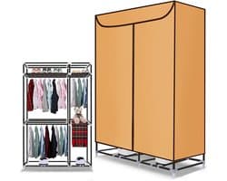 Elektrische Wasdroger - Droogrek Kleding - Kleding Drogen - Opvouwbaar 3-laags - 148x75x50cm - Geel