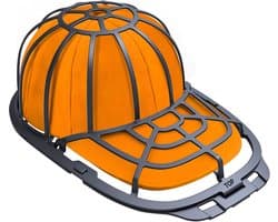 Hoedenwasser voor Baseball Caps – Petten Wasrek voor Vaatwasser – Cap Washer Cage – Beschermt Petten tegen Vervorming – Voor Platte en Gebogen Petten – Zwart