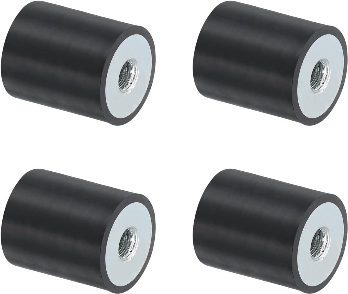4x Rubberen Schroefdraad Dempers M6 Trillingsdemping voor Apparaten en Machines — afbeelding 1