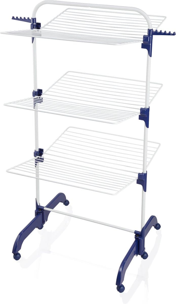 Leifheit droogtoren Pegasus 420 Solid Comfort – incl. houders en wieltjes - 42 m drooglengte — afbeelding 1