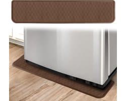 Lekbak voor Koelkast - Beschermmat Apparaat - Vloer Beschermen - Anti-overstroming Rand - 95x216cm - Bruin