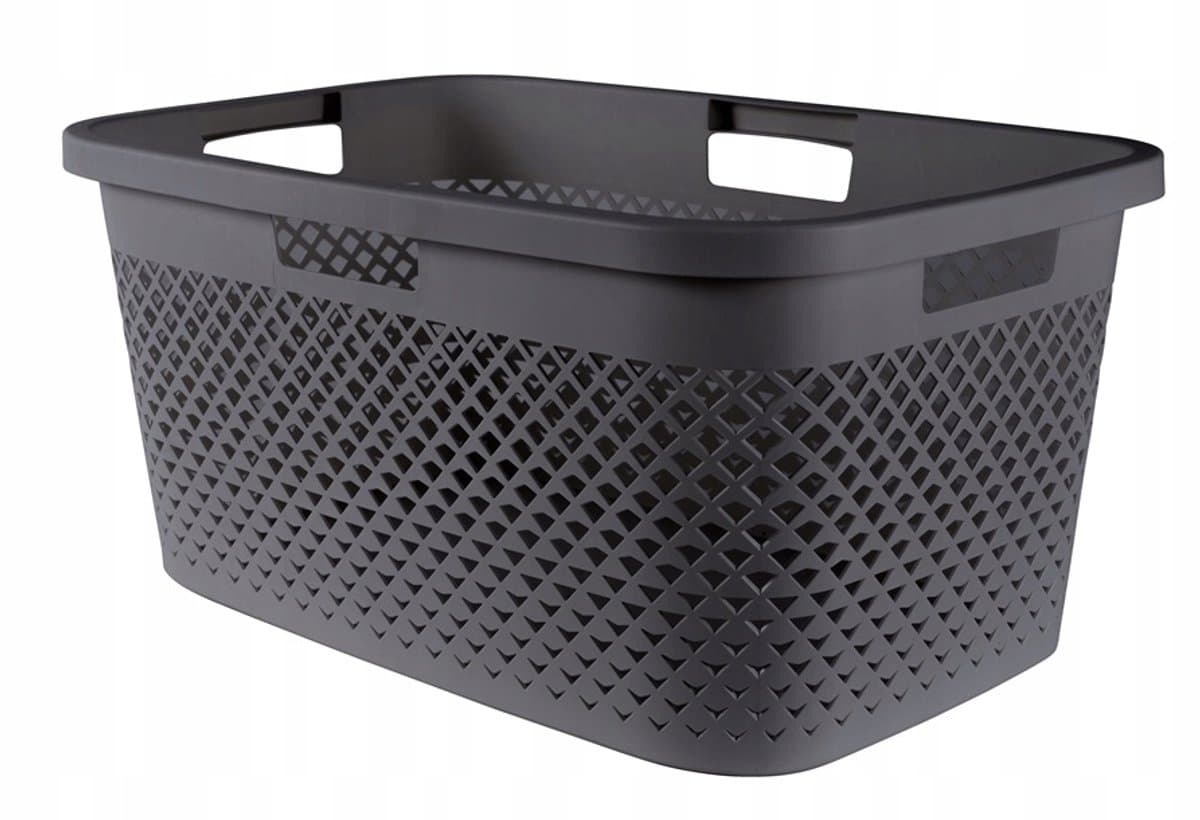 Curver Pure Wasbak 47L Donkergrijs - Praktisch en Ventilerend — afbeelding 1