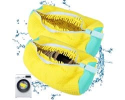 Schoenwaszak - Innovatief ritsontwerp - Herbruikbaar wasnet - 39 x 19 cm - Bescherming voor schoenen - Lichtgewicht en draagbaar - Sneakerwaszak