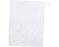Wasnet Opbergtas - Kleding Netje - Kleding Beschermen - Dichtgebreid Gaas - 90 x 60 cm - Wit