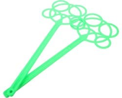 Tapijtklopper Stofborstel - Garde Bezem - Stof Verwijderen - Voorkomt Schade - 56 x 21.5 cm - Groen