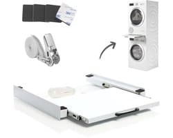 Dastium Home - Stapelkit Wasmachine en Droger - Stapelset Wasmachine en droger - Tussenstuk Wasmachine en Droger - Universeel — afbeelding 1