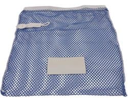 Premium wasnet 40x60 cm - Met knoopsluiting - Blauw