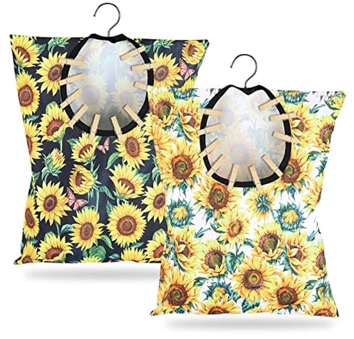 Zonnebloem Kleding Pin Tas - 2 Stuks Wasknijper Houder Geschikt Voor Buiten — afbeelding 1