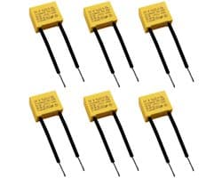 VVGoods - Condensator Polypropyleen Anti-Interferentie 0,22µF 275V X2 - 2 Draad - Gemetalliseerde Film Condensatoren - Elektronica Componenten