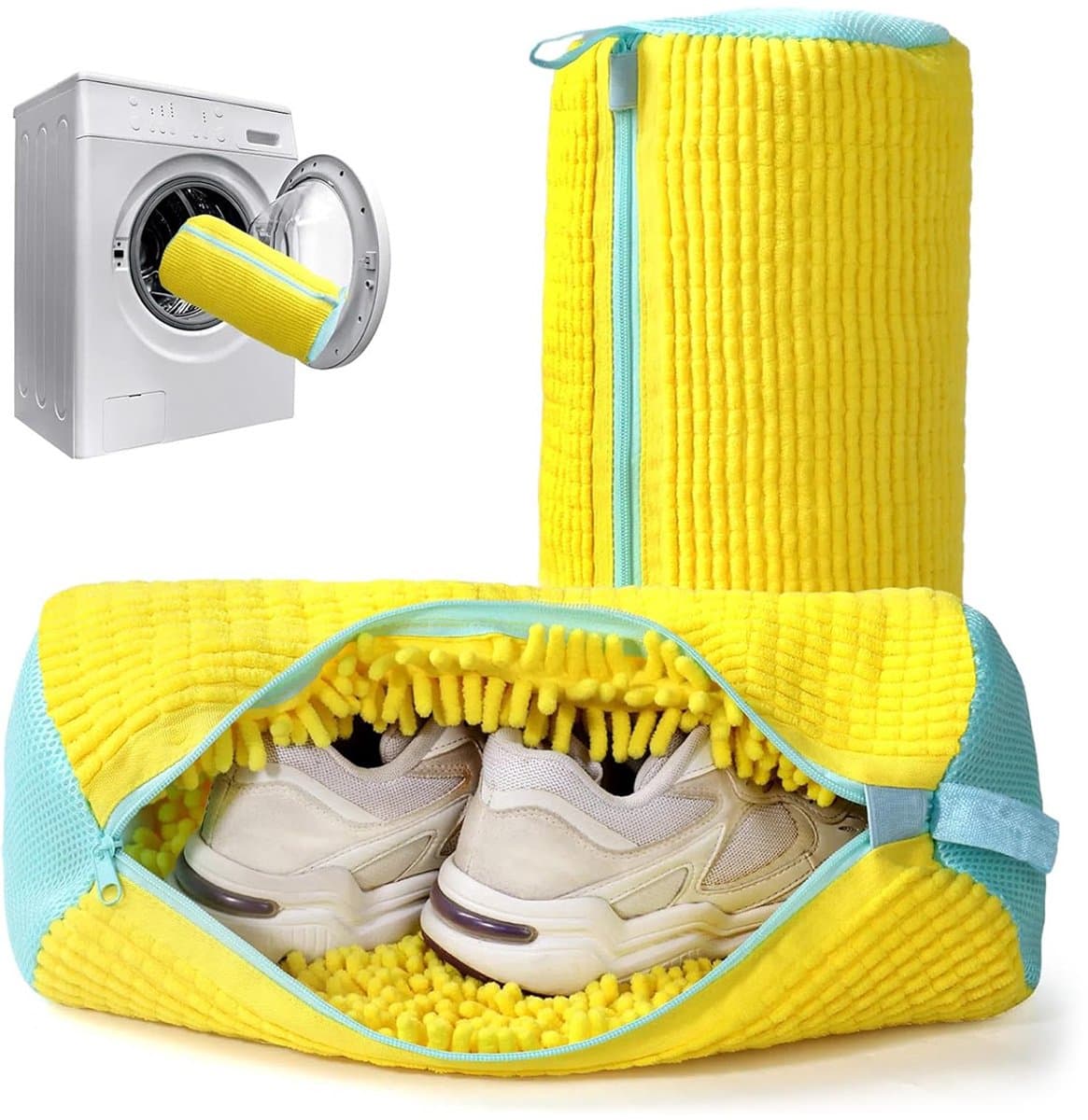 Waszakken - Waszak voor Schoenen, Waszak voor Wasmachine en Droger, Sneakerwaszak voor de Meeste Schoentypes — afbeelding 1