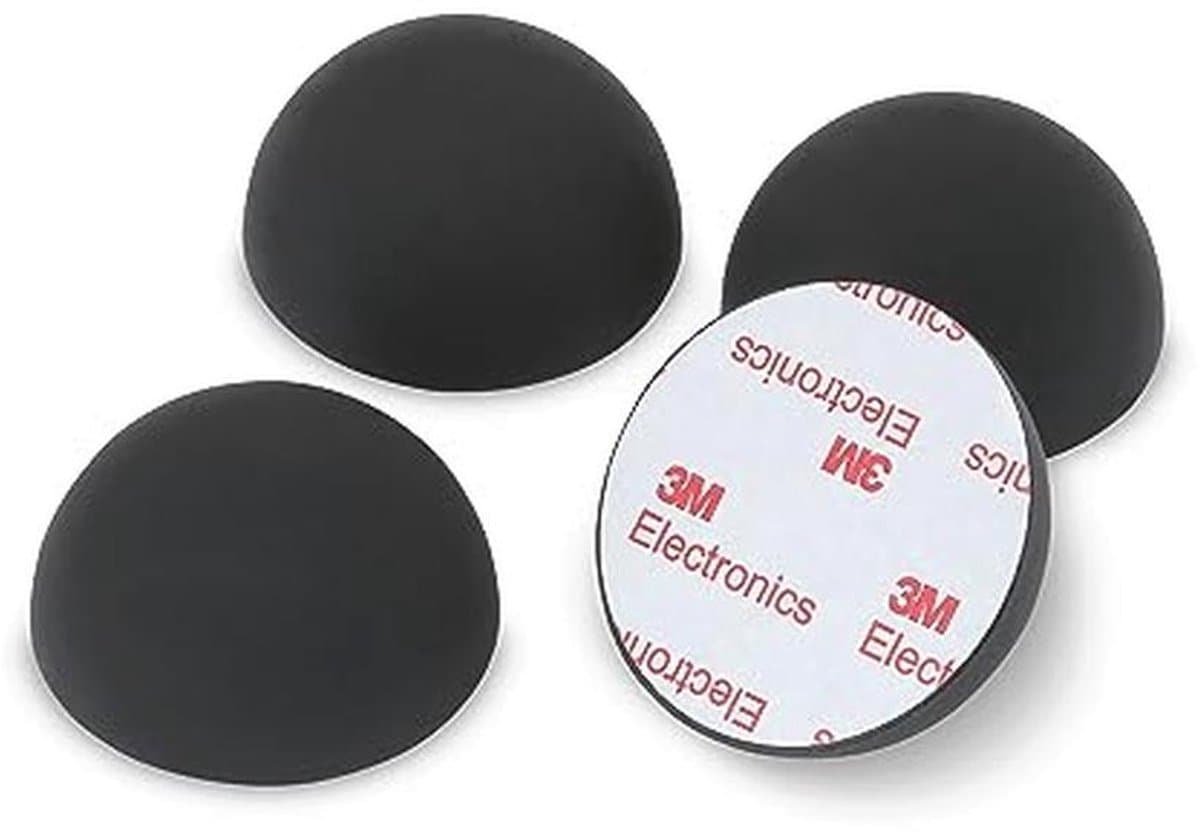 Siliconen elastomeer dempers set van 4 voor hifi-apparaten en luidsprekers — afbeelding 1