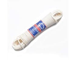 Witte waslijn van 50 meter voor duurzaam wassen