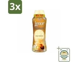 3 x Lenor – Geurparels – Gouden Orchidee – 570 g - Grootverpakking - Koffiezetapparaat - Koffiezetapparaat - Koffiezetapparaat