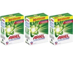 Ariel waspoeder - 3x 4,8 kg - 240 wasbeurten - Universeel waspoeder - Snel oplossend