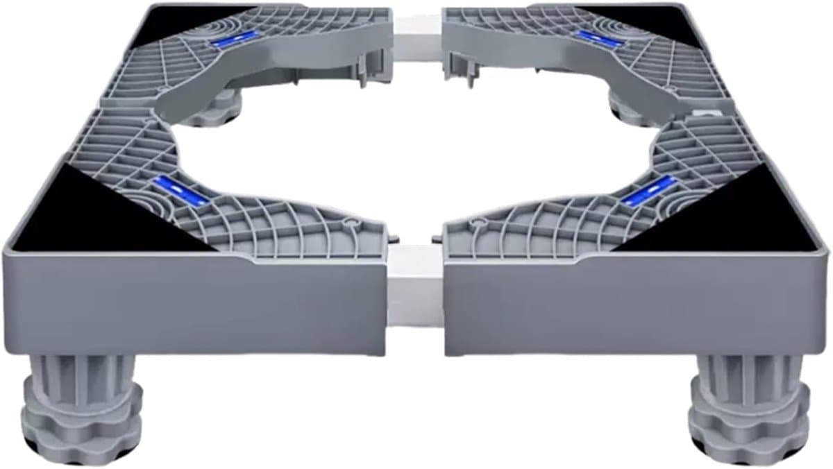 Wasmachine Verhoger - Wasmachine Opbouwmeubel - Wasmachine Sokkel - Anti Slip & Verstelbaar - Ook voor Droger, Koelkast en Vriezer - 150 Kg Draagkracht - Verstelbare Breedte Hoogte (40-60 cm, 10-12 cm) - van Imperatoris — afbeelding 1