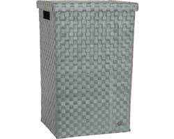 Handed By - Wasmand met deksel - Opbergmand - 81 liter - Cube XL -lichtgroen - eucalyptus