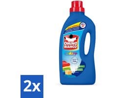 Omino Bianco - Color+ - Wasmiddel - Tot 72h Parfum - Gekleurde Was - 37 Wasbeurten - Voordeelverpakking - 2 stuks