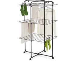 Brabantia HangOn Droogtoren - 23 m - Inklapbaar Wasrek - Matt Black