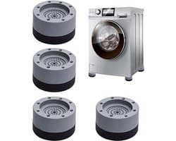 4 Stuks Wasmachinevoetjes - Universele antivibratiepads voor wasmachines - Trillingsdempers Wasmachine - Antislip rubberen pads - Wasmachine Voeten - Stabilisatorvoet - Geluidsdemper Wasmachine - Voor wasmachines, drogers en meubels