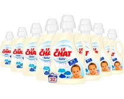 Le Chat Gel Bebe - Vloeibaar Wasmiddel - Voordeelverpakking - 8 x 32 Wasbeurten