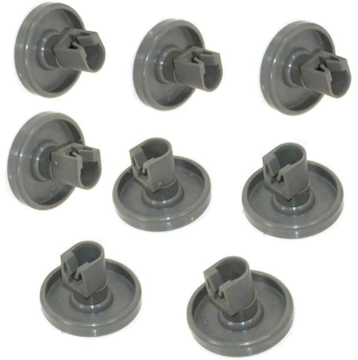 Vaatwasser Wieltjes - Onderste Mand Wielen - Reparatie Huishoudelijk - Origineel Onderdeel - 8 Stuks - Wit — afbeelding 1