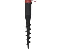Grondanker/voet tbv parasol/ droogmolen - Schroefbaar grondplug met deksel grondboor