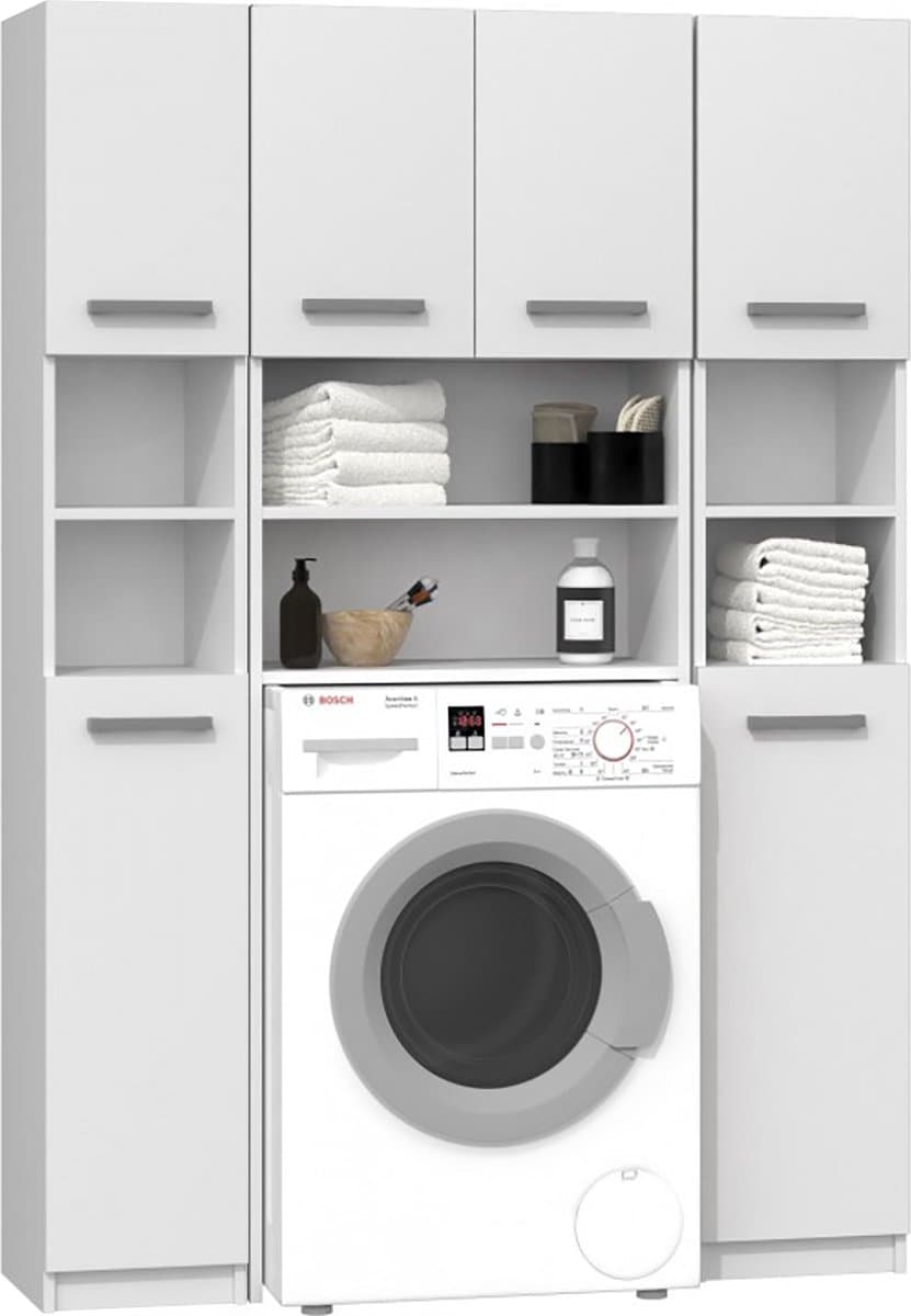 Opbouwkast-Wasmachine Ombouwkast Met 2 kolomkasten — afbeelding 1