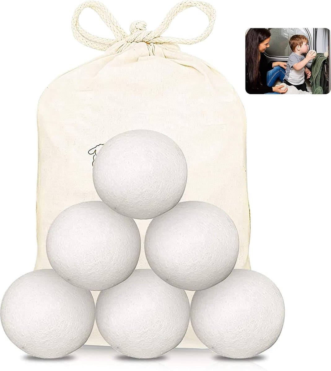 Drogerballen - Voor wasdrogers - Droger ballen - Drogerbollen - Must have voor uw droger! — afbeelding 1