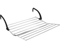 Wasrek Hangend Trapgat - Inklapbaar Droogrek Balkon - Wit — afbeelding 1