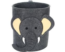 Kinderkamer Wasmand – Opbergmand voor Speelgoed en Wasgoed – Olifant Design – Lichtgewicht & Inklapbaar – Baby & Kind