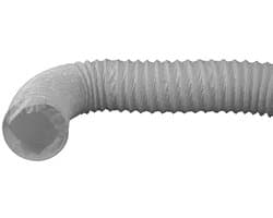 DEC Kunststof afvoerslang ø 150 mm PVC wit 1,5 meter — afbeelding 1
