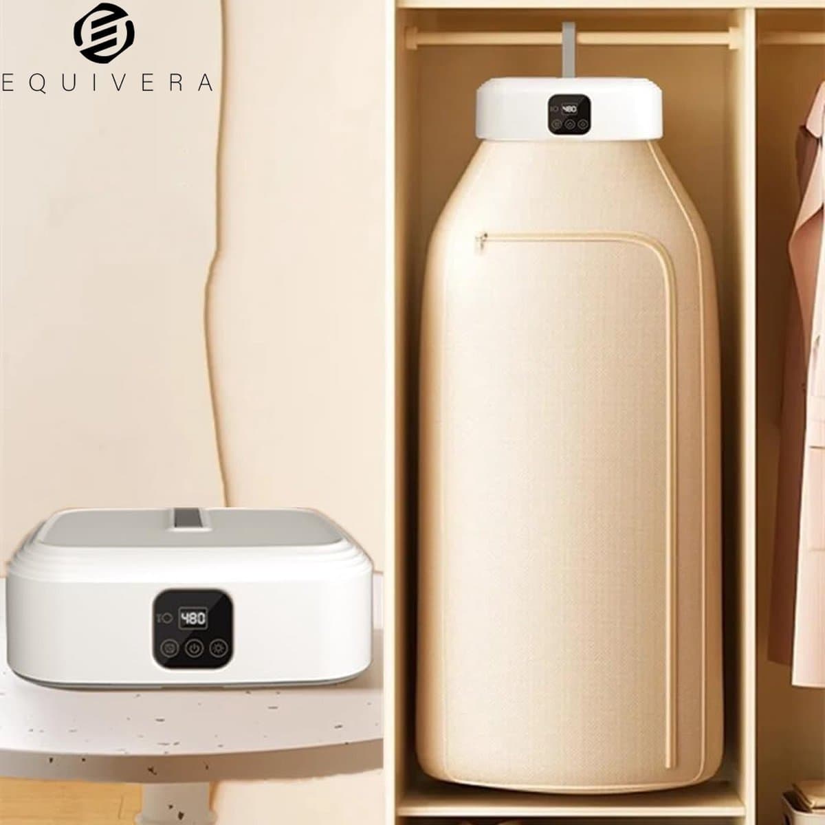 Equivera Condensdroger - Mini Wasdroger - Kleine Wasdroger - Droger - Condens Droger - Portable Droger — afbeelding 1