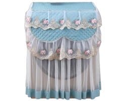 Wasmachine hoes - Wasmachine beschermer - Wasmachine overtrek - Stofdicht - Wasdroger beschermhoes - blauw - 60*60*85cm - Polyester — afbeelding 1