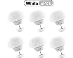 Dekbedclips - 6 STUKS - Stevige Dekbed Klemmen - Knijpers - dekbedovertrek clips - dekbed klemmen - dekbed knijpers - Clips voor Dekbedden en Lakens - Wit — afbeelding 1