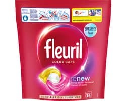 Fleuril Renew Caps - Wascapsules - Gekleurde Was - Voordeelverpakking - 36 Wasbeurten